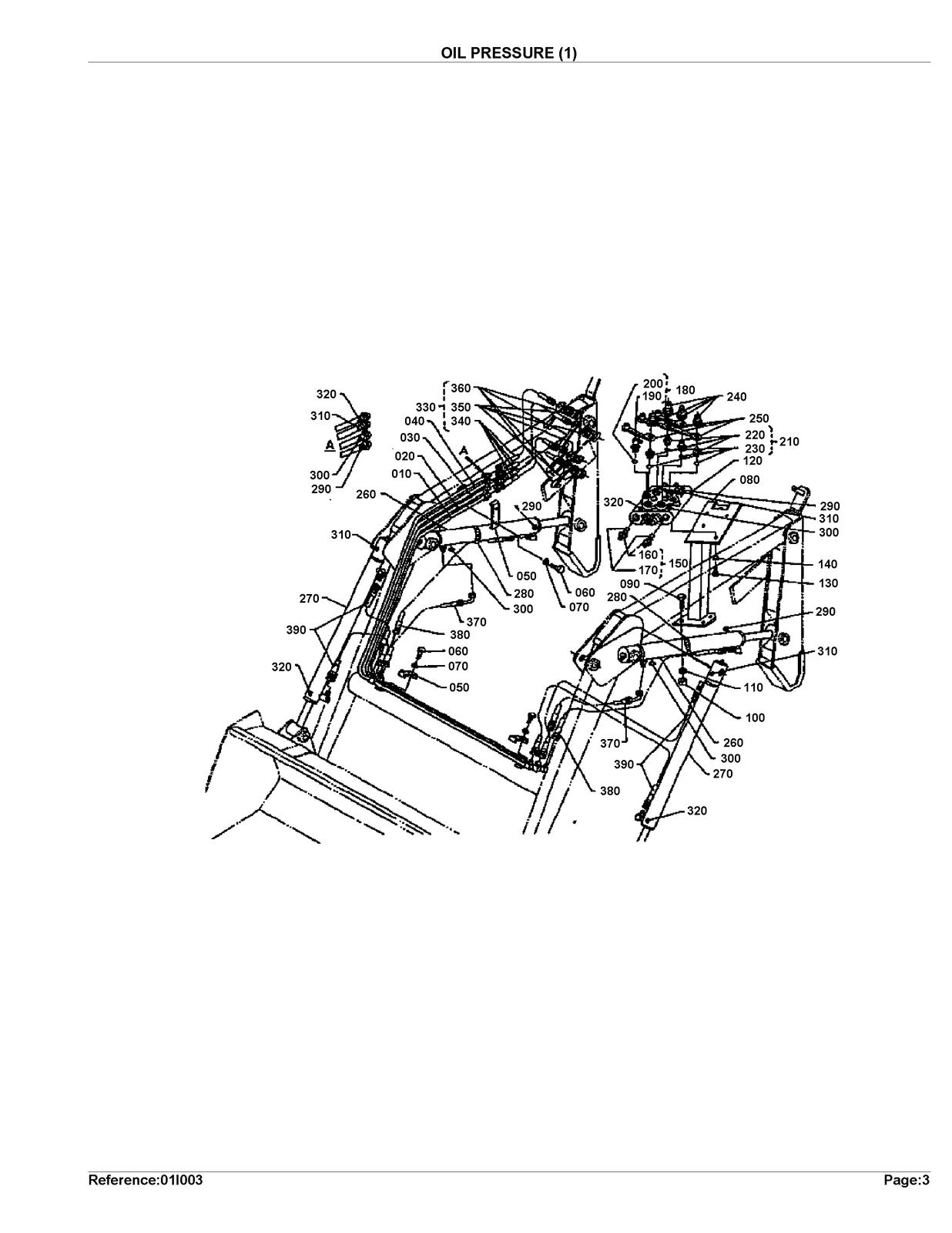 KUBOTA LA300 Loader Illustrated Parts List Manual - WIRE BOUND - TOUGH COVERS