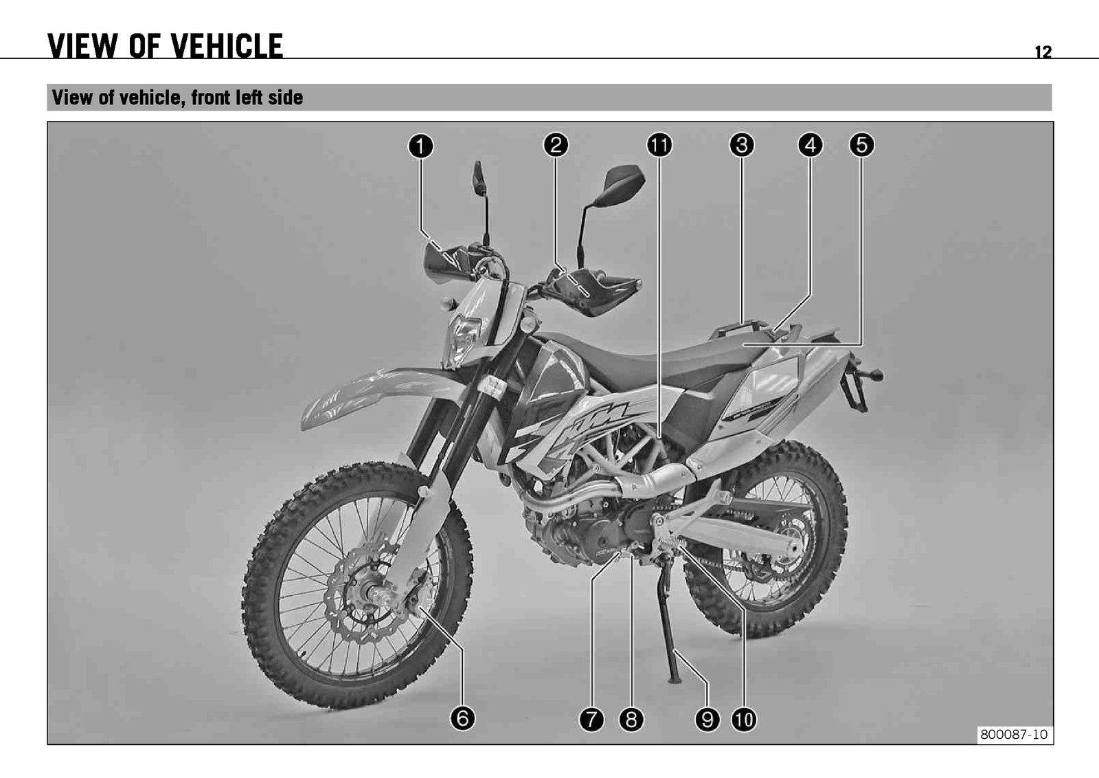 KTM 690 Enduro R EU AUS UK Owners Manual 2009 - STEEL WIRE BOUND - TOUGH COVERS