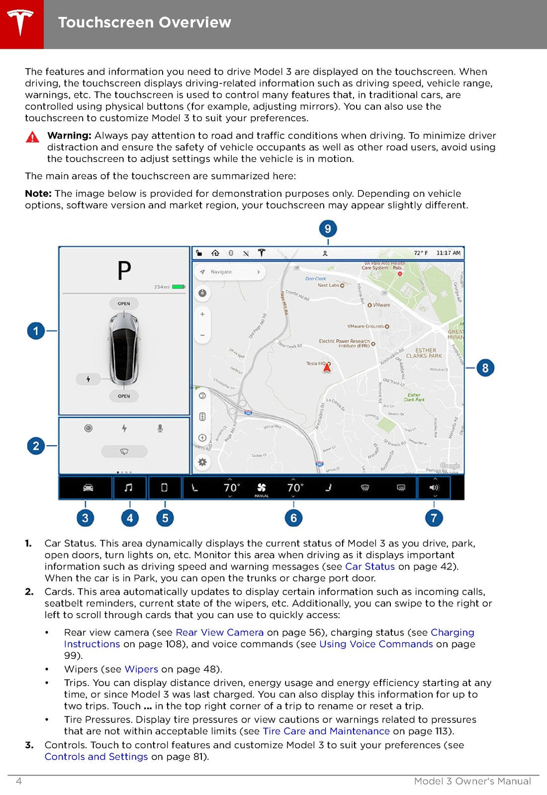 TESLA Model 3 Owners Manual North America 2018 - STEEL WIRE BOUND - TOUGH COVERS