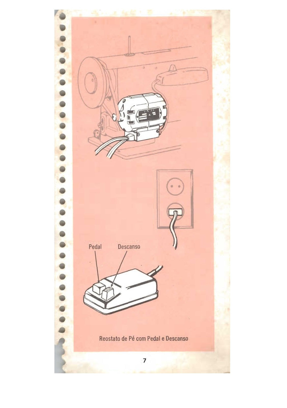 SINGER 666 Multiponto Sewing Machine Instruction Manual - WIRE BOUND - COVERS
