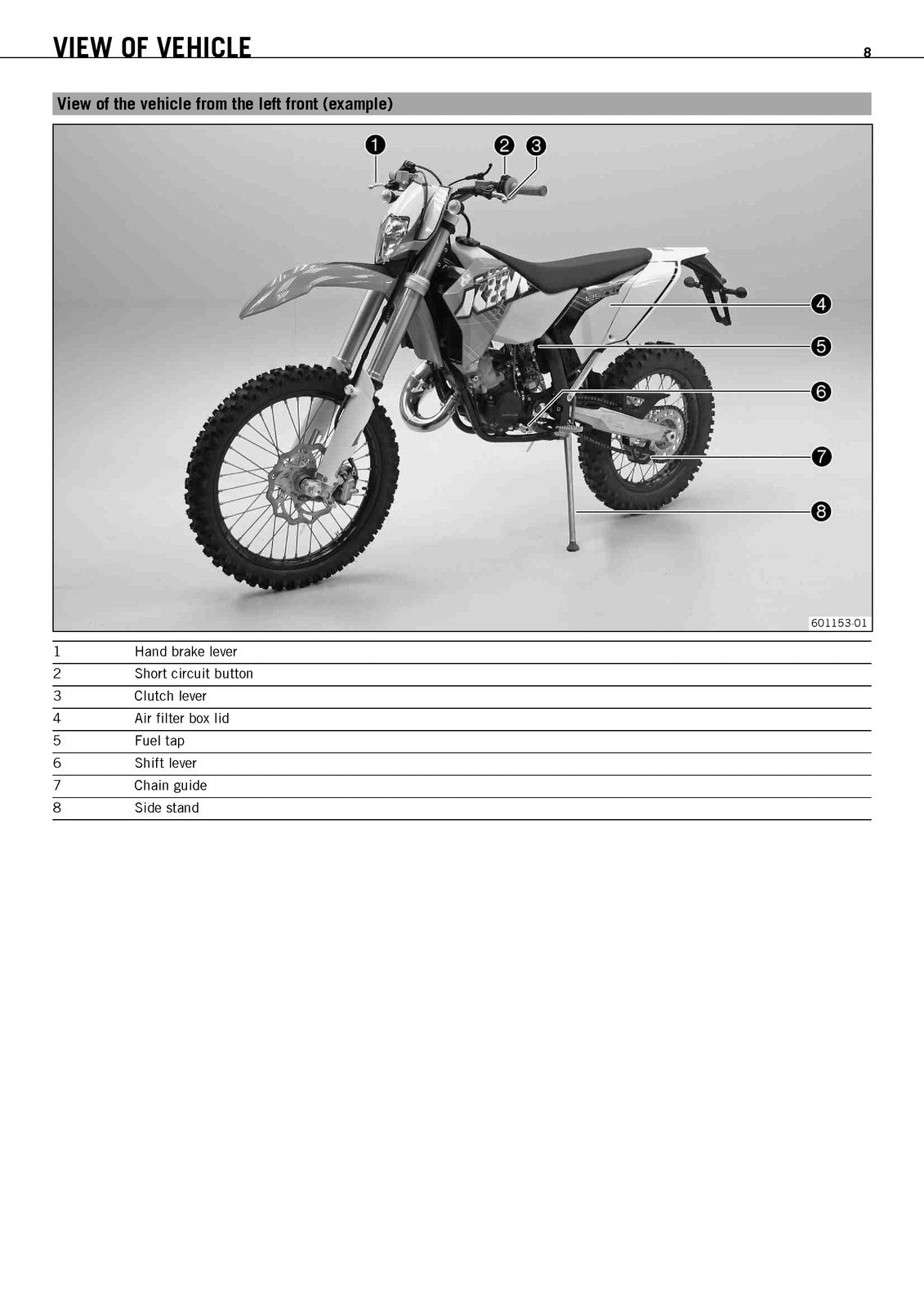 KTM 125 200 250 300 EXC XC-W Owners Manual 2011 - WIRE BOUND - TOUGH COVERS