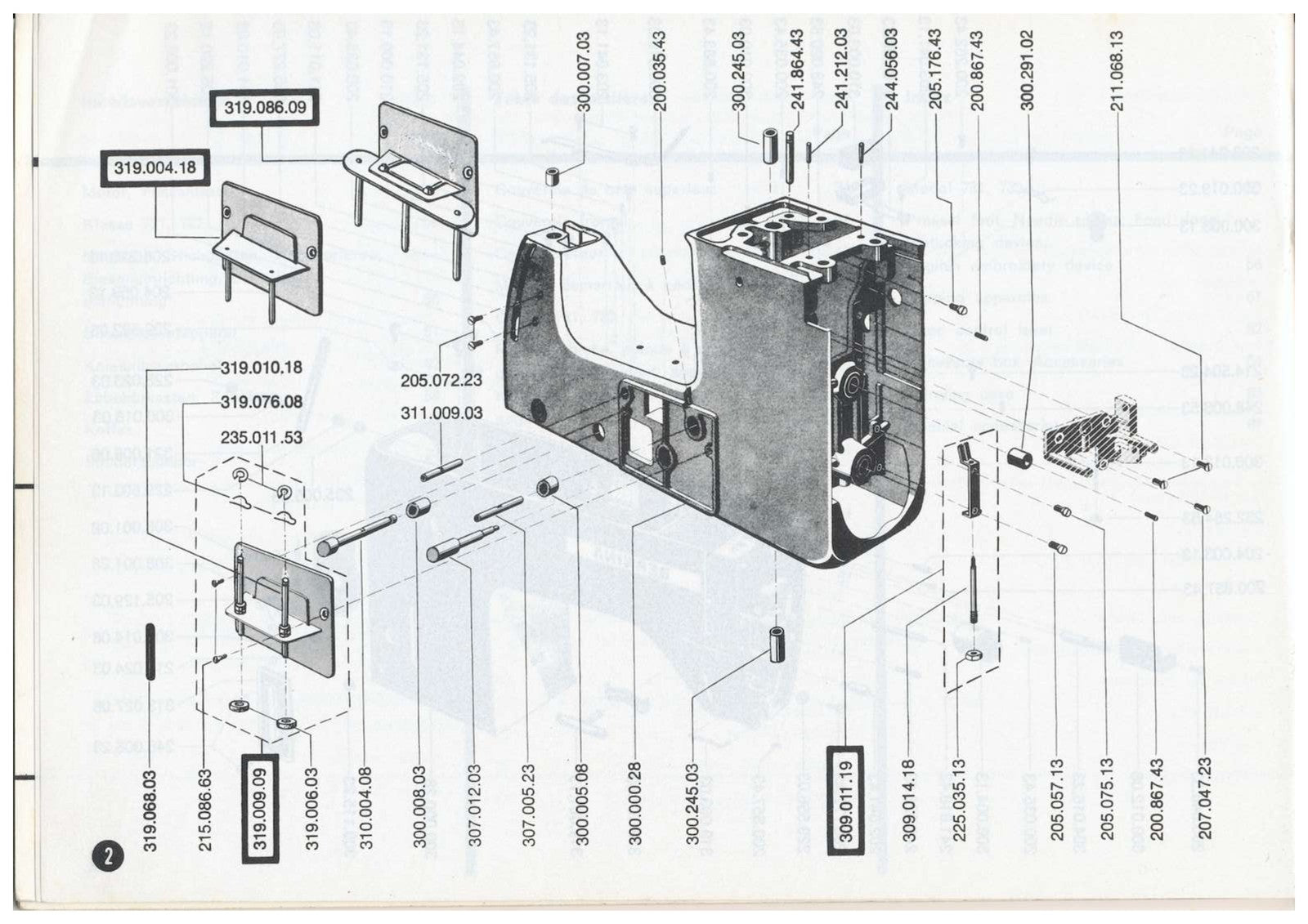 BERNINA 730 Sewing Machine Illustrated Parts Manual - WIRE BOUND - TOUGH COVERS