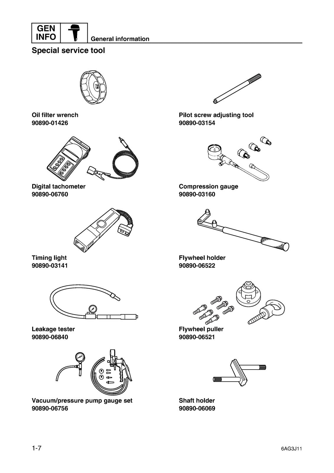 YAMAHA F15C F20B Outboard Motor Service Manual - WIRE BOUND - COVERS - FOLDOUTS