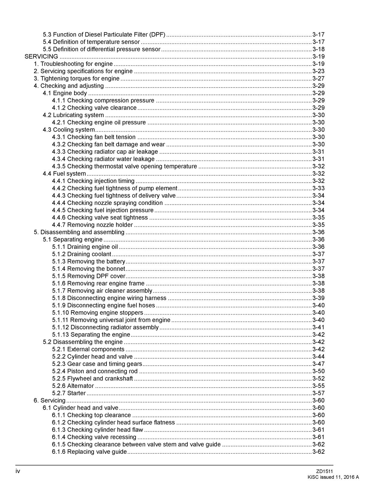KUBOTA ZD1511 Zero Turn Workshop Manual 2016 - BOUND - COVERS - XL FOLDOUT PAGES