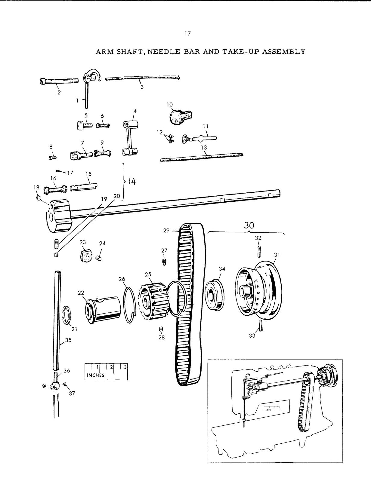 SINGER 212W140 Sewing Machine Service And Parts Manual 1955 - WIRE BOUND