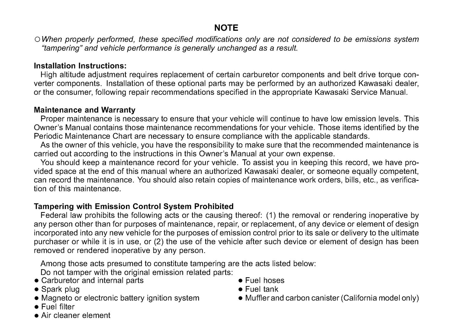 KAWASAKI Mule 610 4x4 600 Owners Manual - STEEL WIRE BOUND - PROTECTIVE COVERS