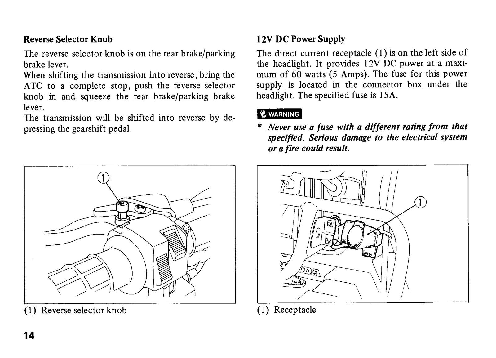HONDA ATC Super Red 250 Owners Manual 1984 - STEEL WIRE BOUND - TOUGH COVERS