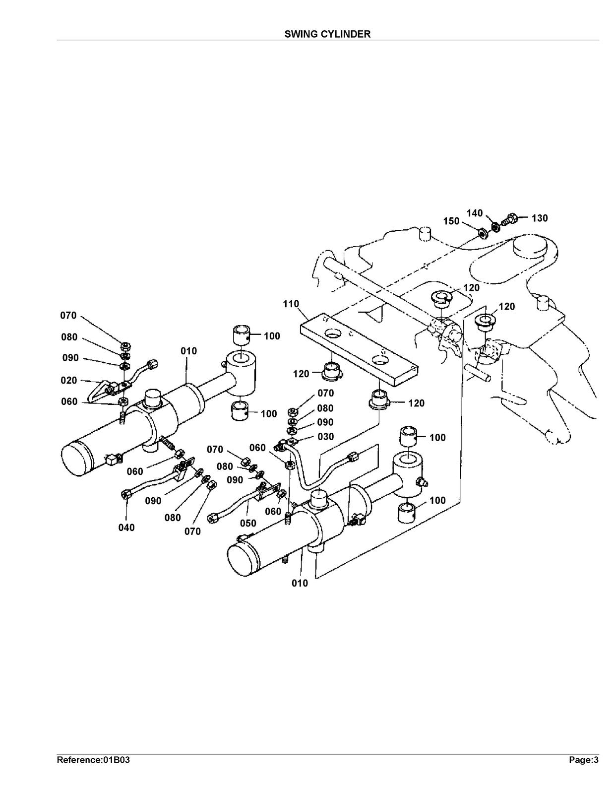 TEREX BT751 Backhoe Illustrated Parts List Manual - WIRE BOUND - TOUGH COVERS