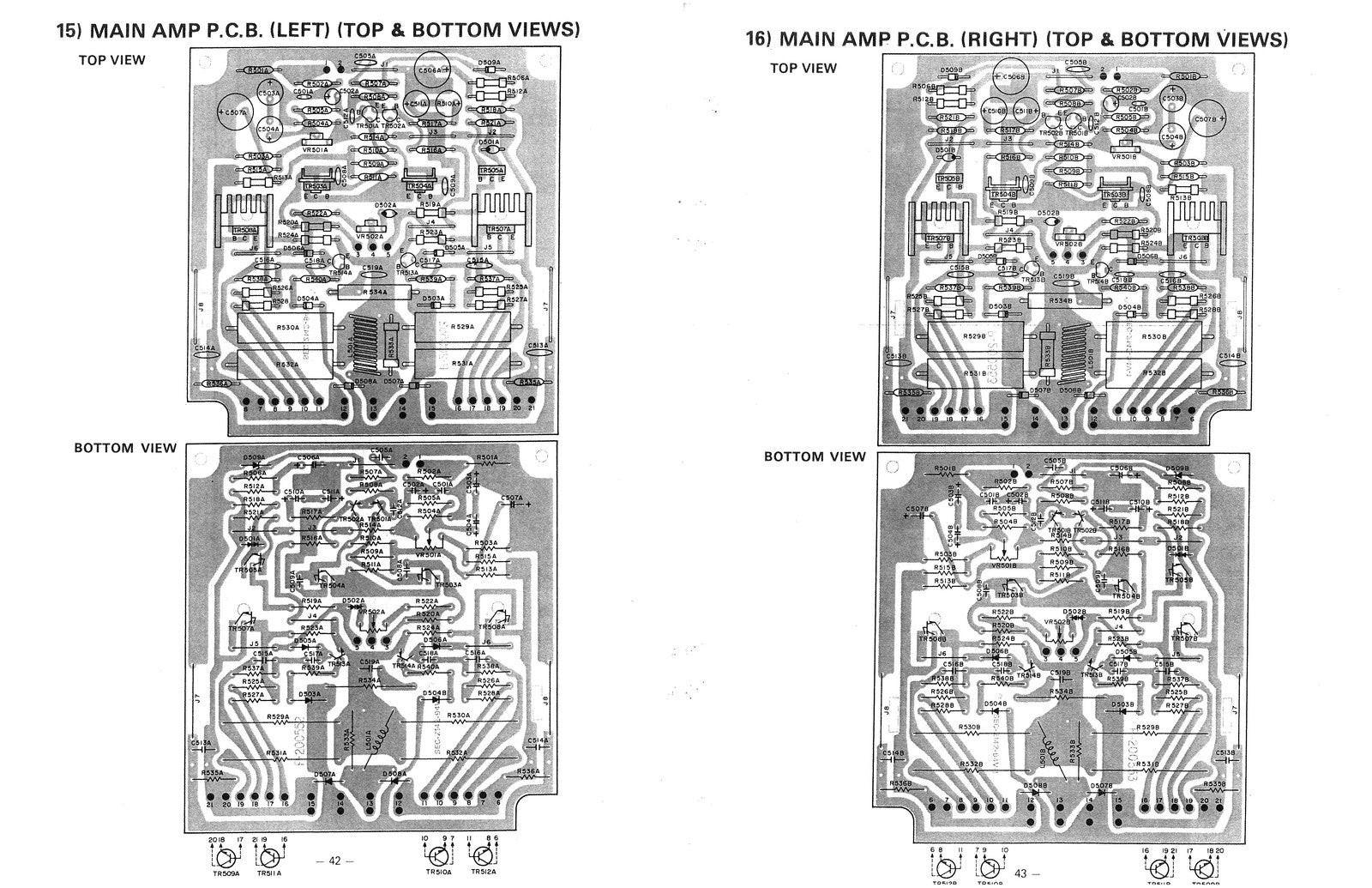 REALISTIC STA-2100D AM FM Stereo Receiver Service Manual - WIRE BOUND - COVERS