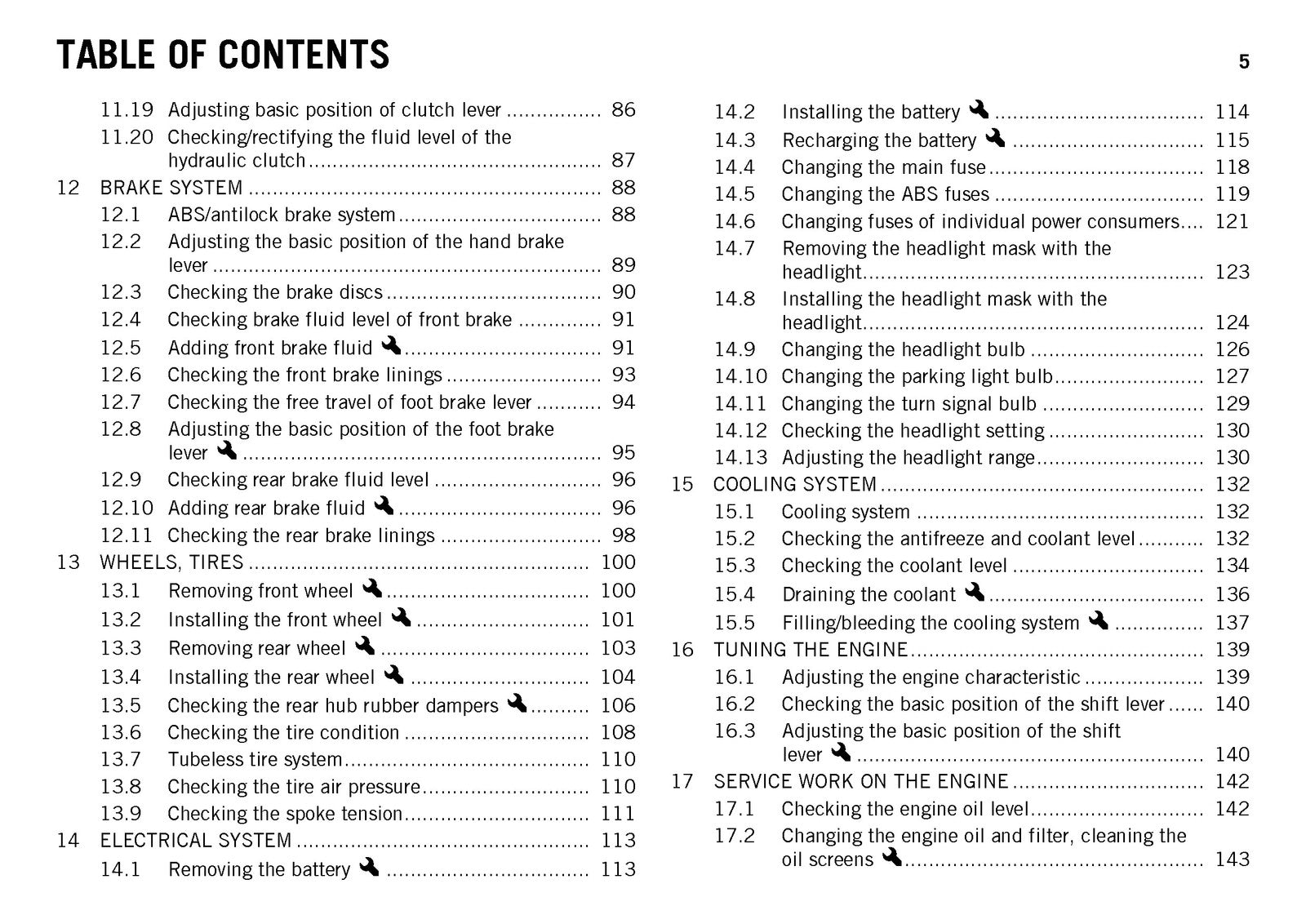 KTM 690 SMC-R Motorcycle Owners Manual 2014 - STEEL WIRE BOUND - TOUGH COVERS