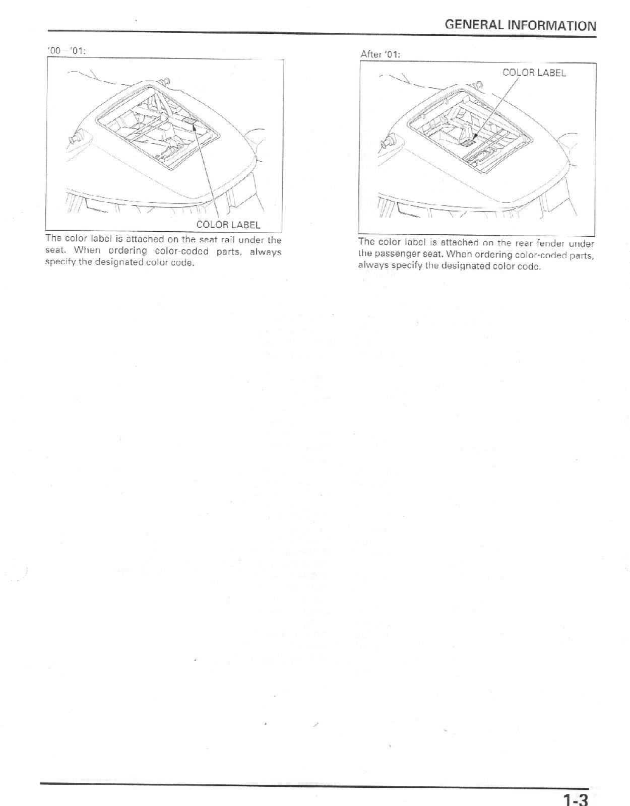 HONDA RVT1000R RC51 Service Manual - BOUND - COVERS - XL FOLDOUT PAGES