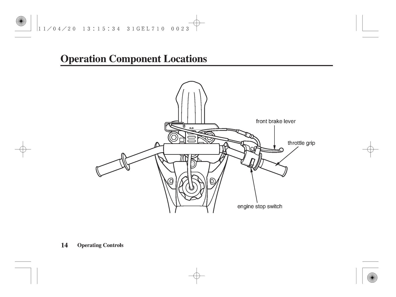 HONDA CRF50F Motorcycle Owners Manual 2012 - STEEL WIRE BOUND - TOUGH COVERS