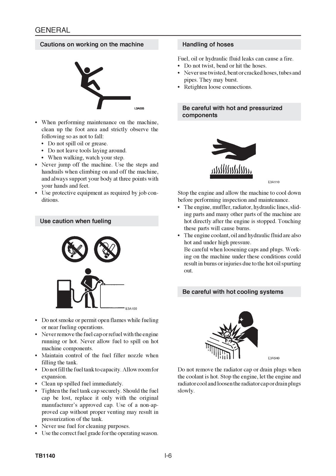 TAKEUCHI TB1140 Hydraulic Excavator Service Manual SN 51400007 Up, FOLDOUTS
