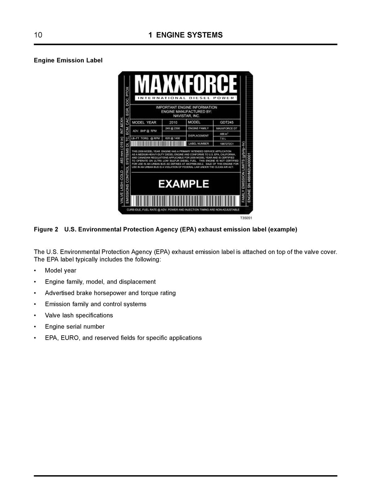 INTERNATIONAL MaxxForce DT 9 10 EPA10 Diagnostic Manual 2015 - WIRE BOUND
