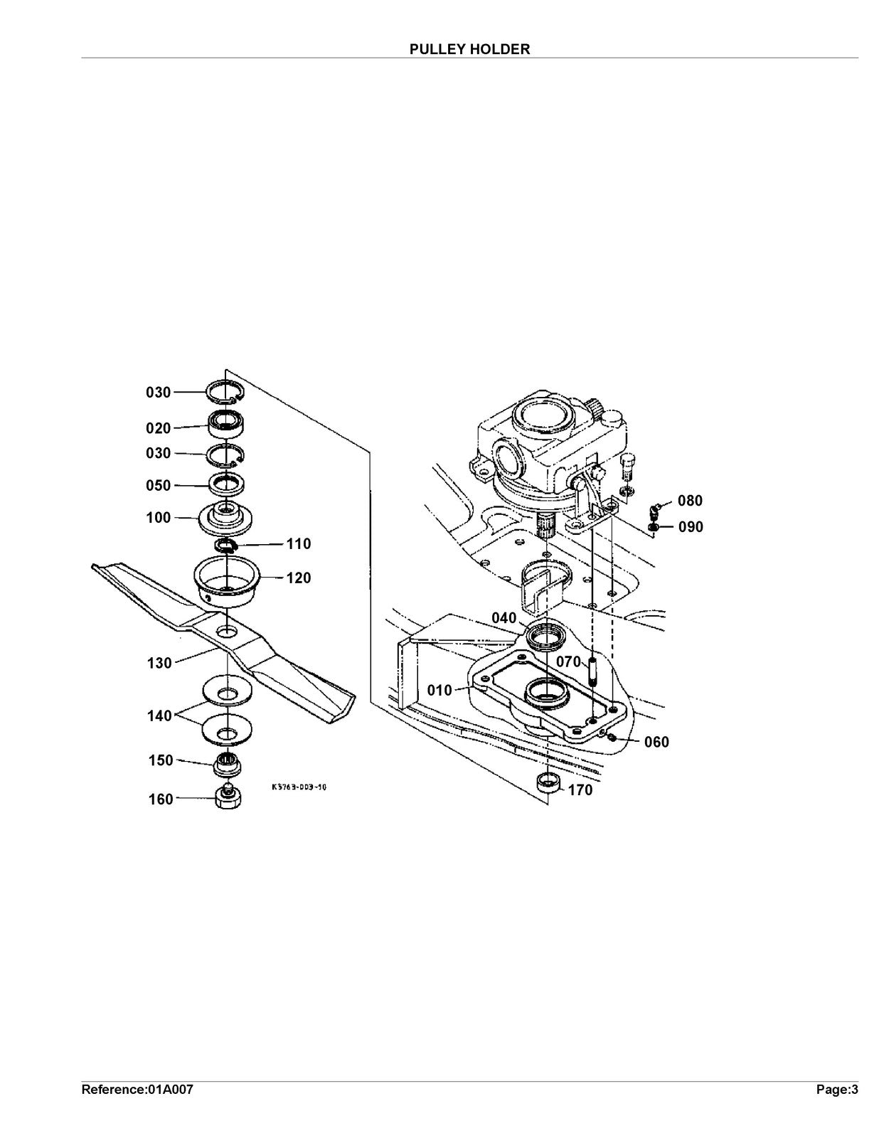 KUBOTA RCK60-30B Parts Manual - STEEL WIRE BOUND - PROTECTIVE COVERS