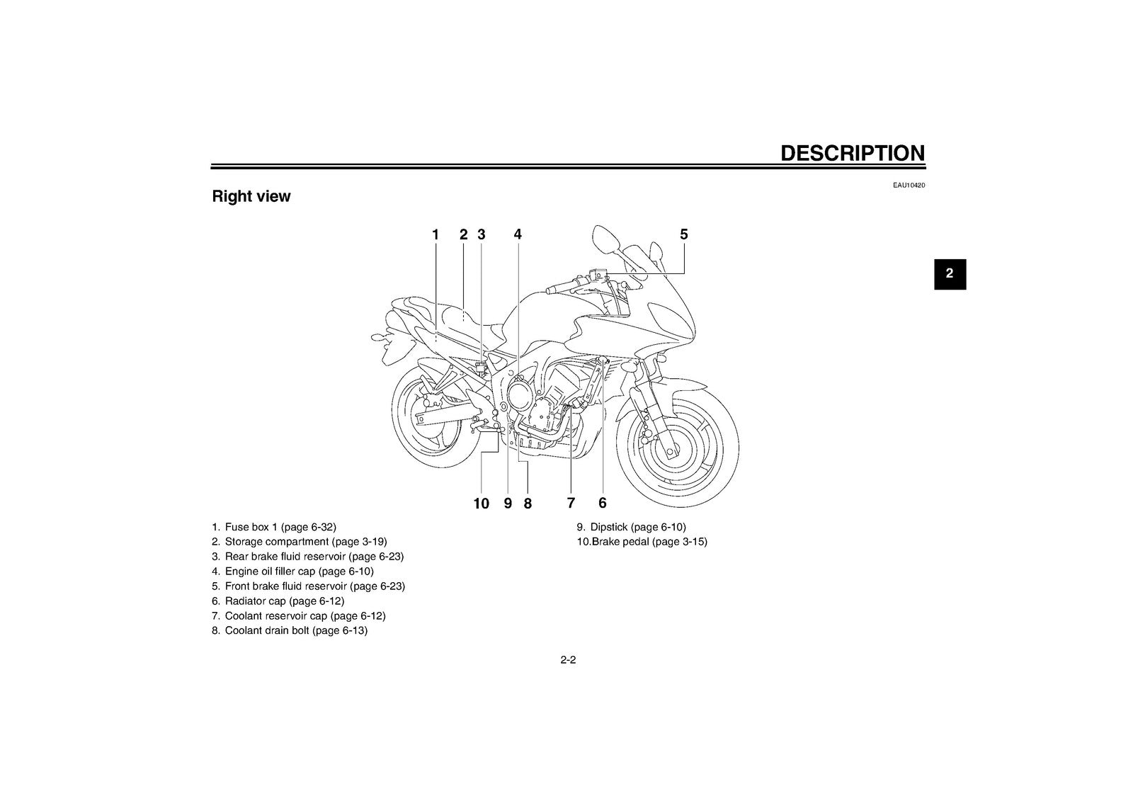 YAMAHA FZ6-SHG FZ6-SAHG Motorcycle Owners Manual 2007 - WIRE BOUND - COVERS