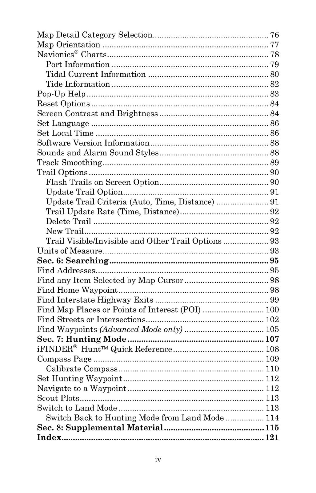 LOWRANCE iFINDER Hunt Handheld Mapping GPS Operation Instructions Manual - BOUND