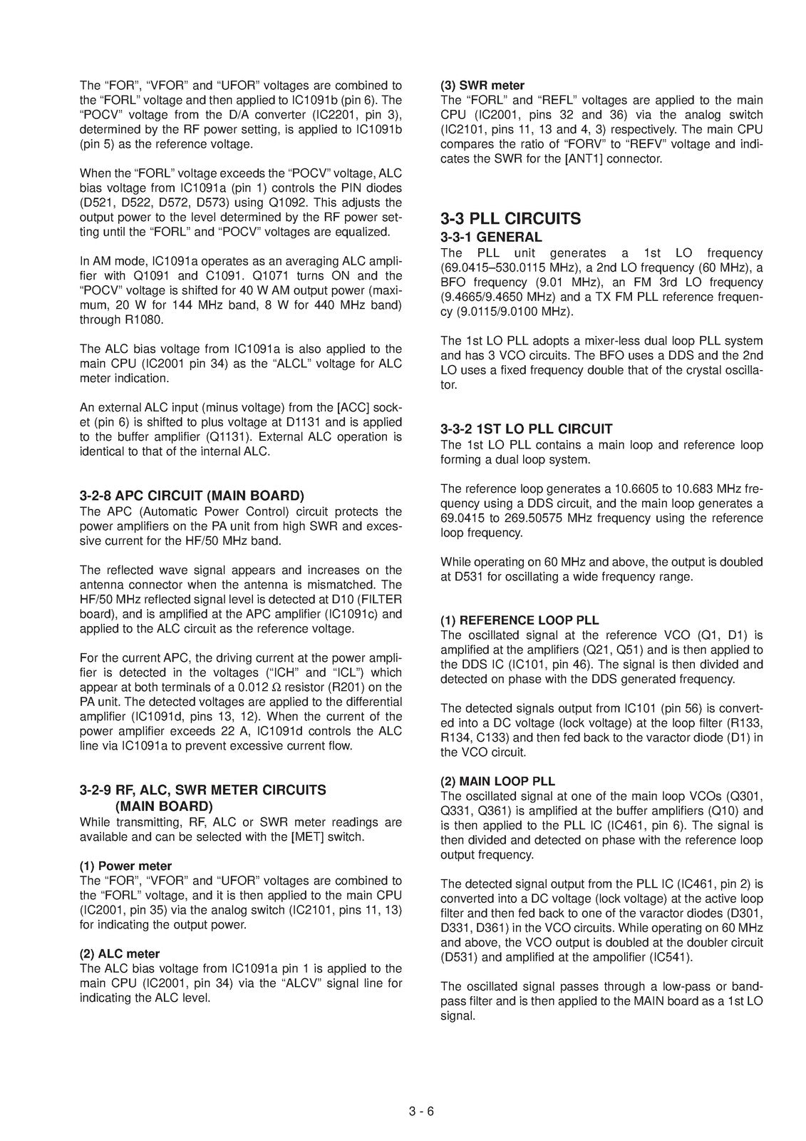 ICOM IC-706MK2G IC-706MKII HF VHF UHF Transceiver Service Manual BUNDLE