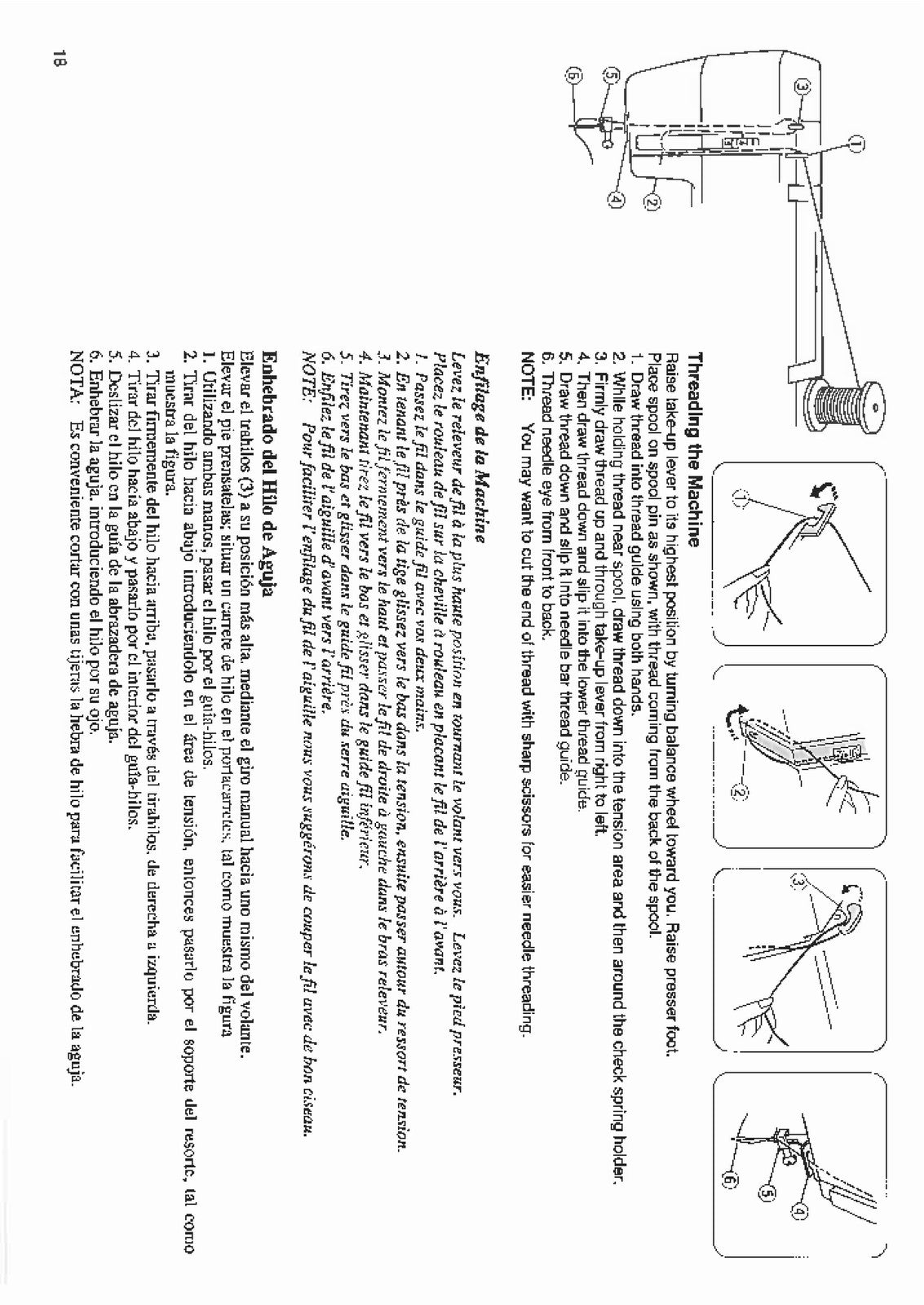 ALFA JD1822 Sewing Machine Instruction Book Manual - WIRE BOUND - TOUGH COVERS