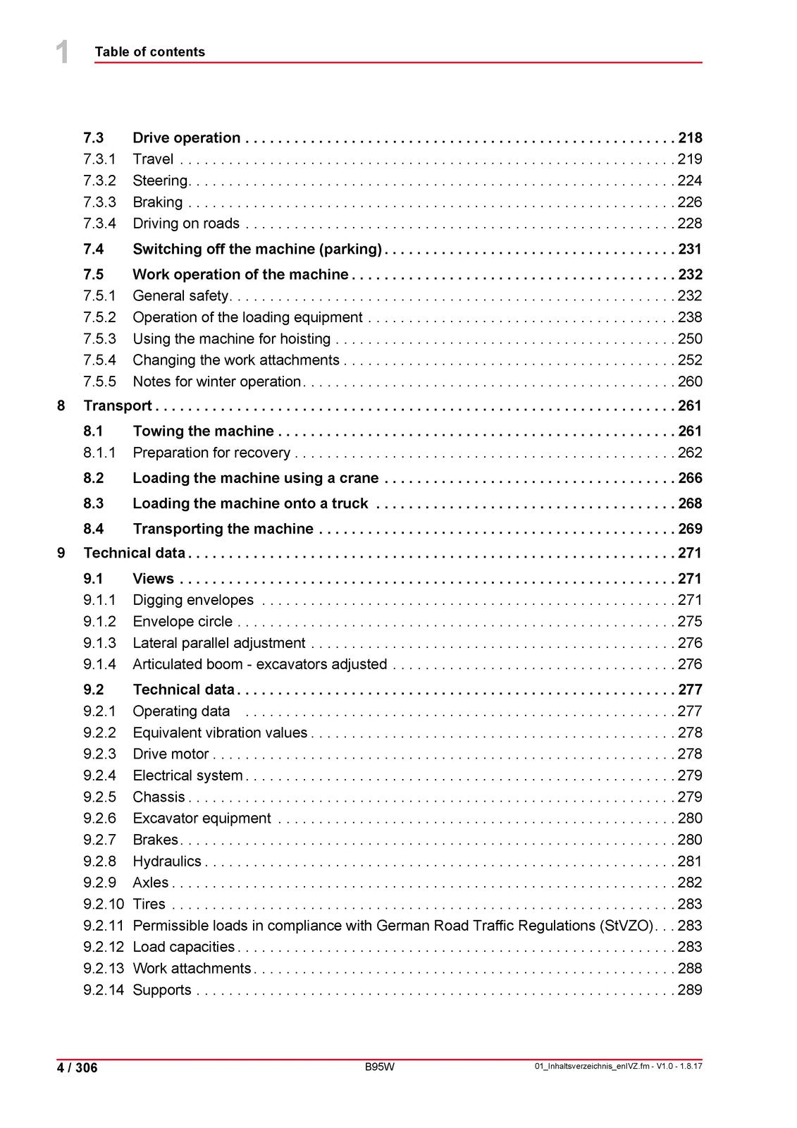 YANMAR B95W Mobile Excavator Operating Instructions Manual 2017 - WIRE BOUND