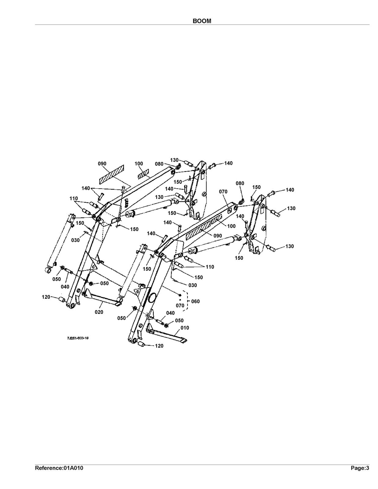 KUBOTA LA852 Loader Illustrated Parts List Manual - WIRE BOUND - TOUGH COVERS