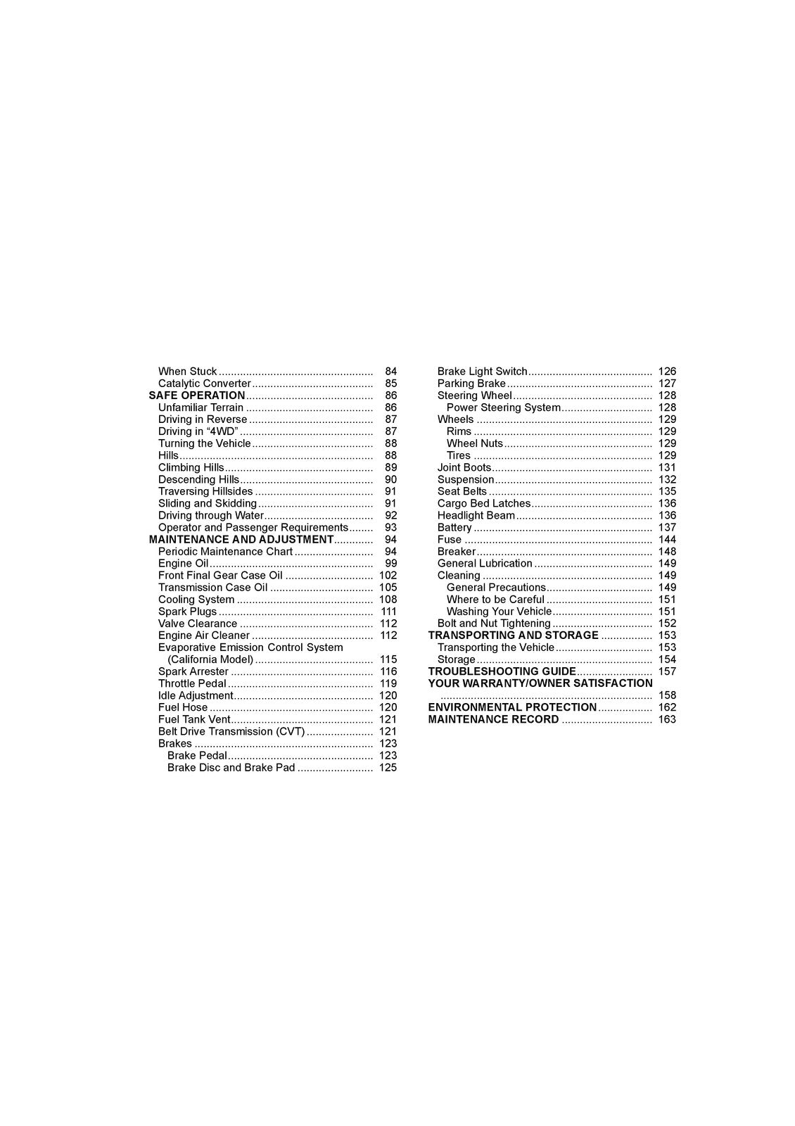 KAWASAKI Mule Pro-FXR Utility Vehicle Owners Manual 2019 - WIRE BOUND - COVERS