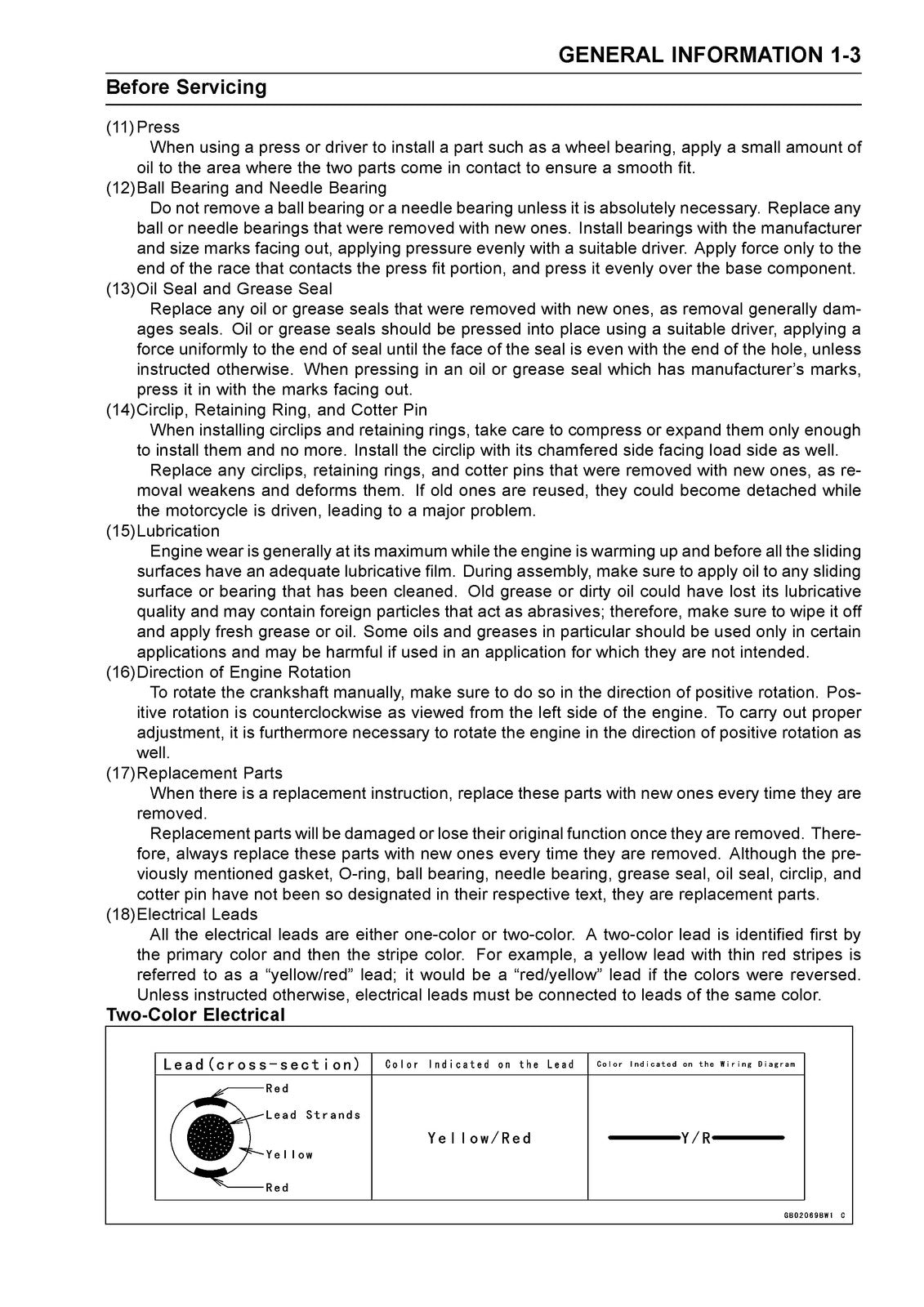 KAWASAKI KLX110 Motorcycle Service Manual - STEEL WIRE BOUND - PROTECTIVE COVERS