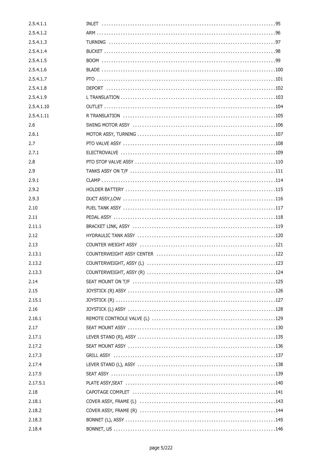 YANMAR ViO25-4 Mini Excavator Parts Catalog Manual 2013 - WIRE BOUND - COVERS