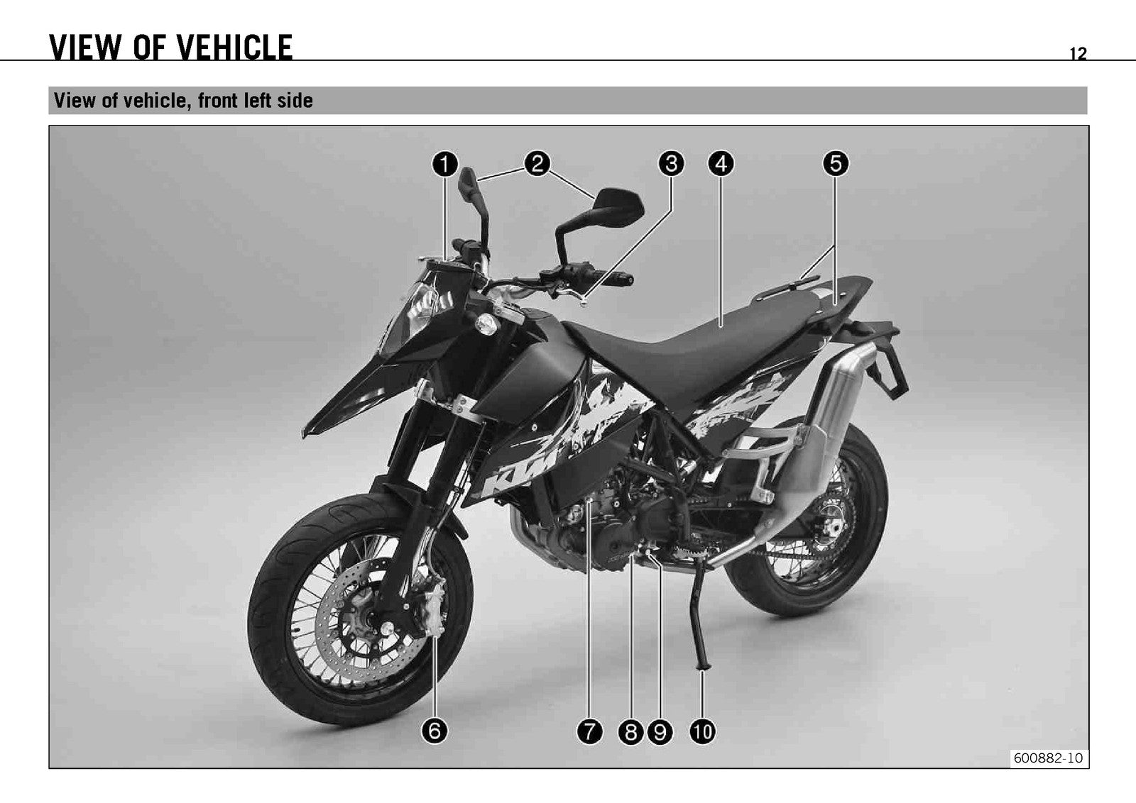 KTM 690 Supermoto Limited Edition EU Owners Manual 2009 - WIRE BOUND - COVERS