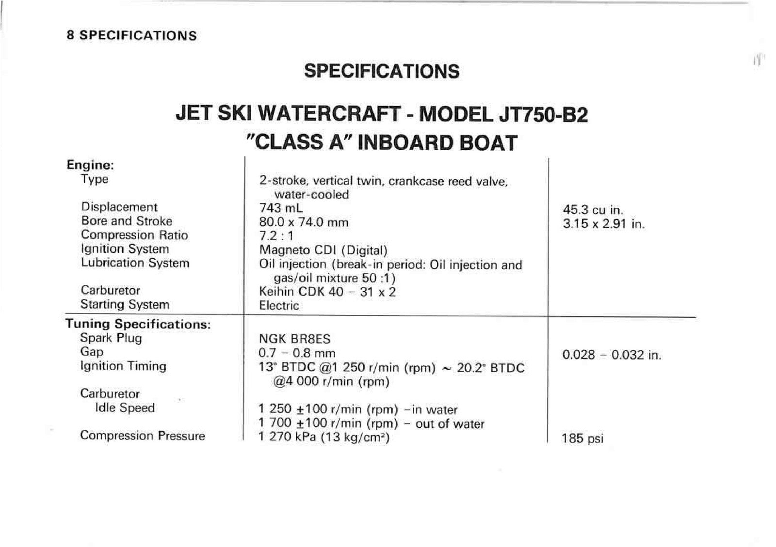KAWASAKI JET SKI STS Owners Manual 2 - STEEL WIRE BOUND - PROTECTIVE COVERS