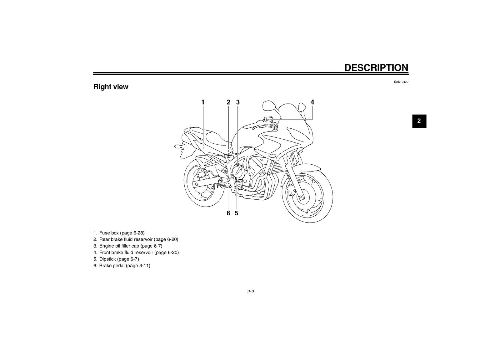 YAMAHA FZ6-S Owners Manual 2003 - STEEL WIRE BOUND - PROTECTIVE COVERS