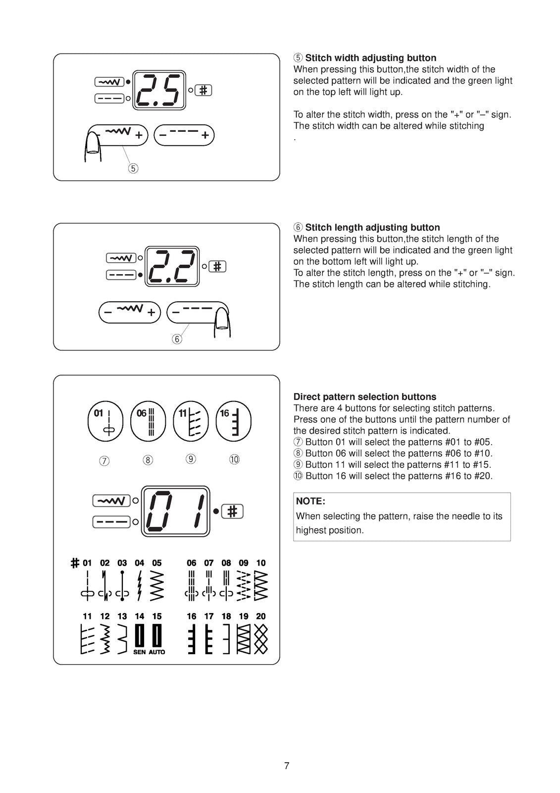 JANOME Jem Platinum 720 Instruction Manual - STEEL WIRE BOUND - TOUGH COVERS