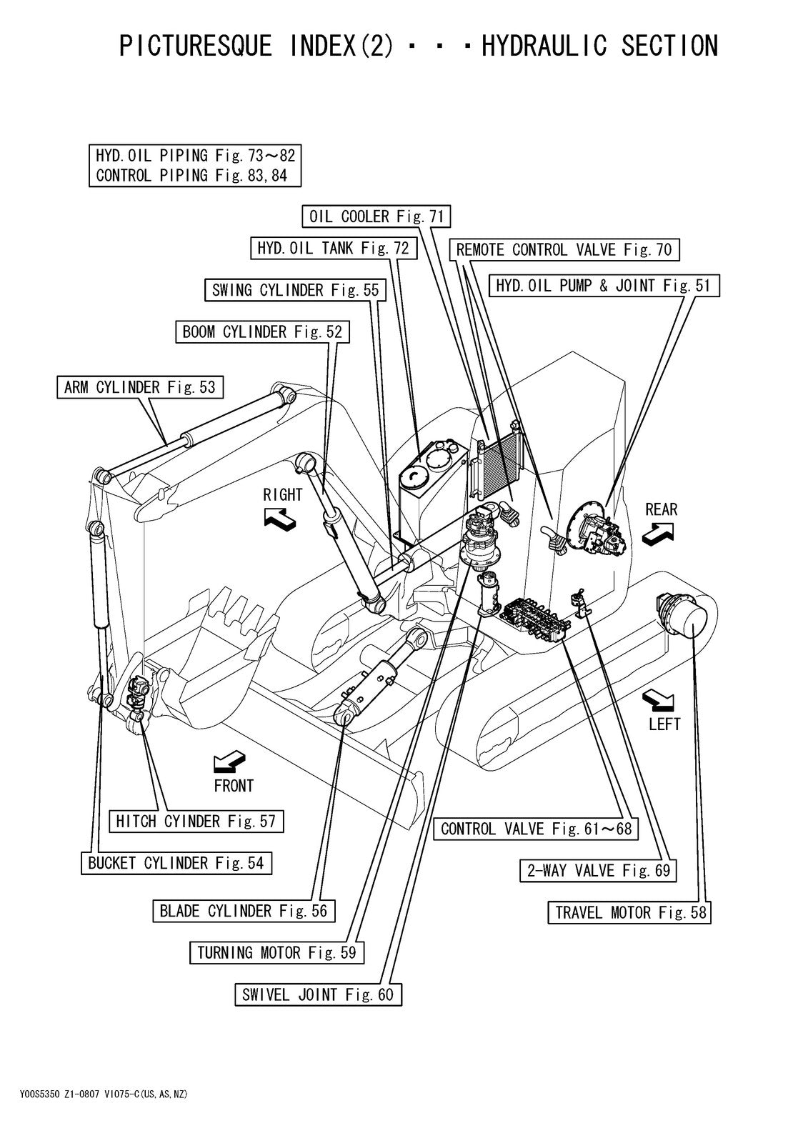 YANMAR ViO75-C Excavator Parts Catalog Manual 2017 - WIRE BOUND - TOUGH COVERS