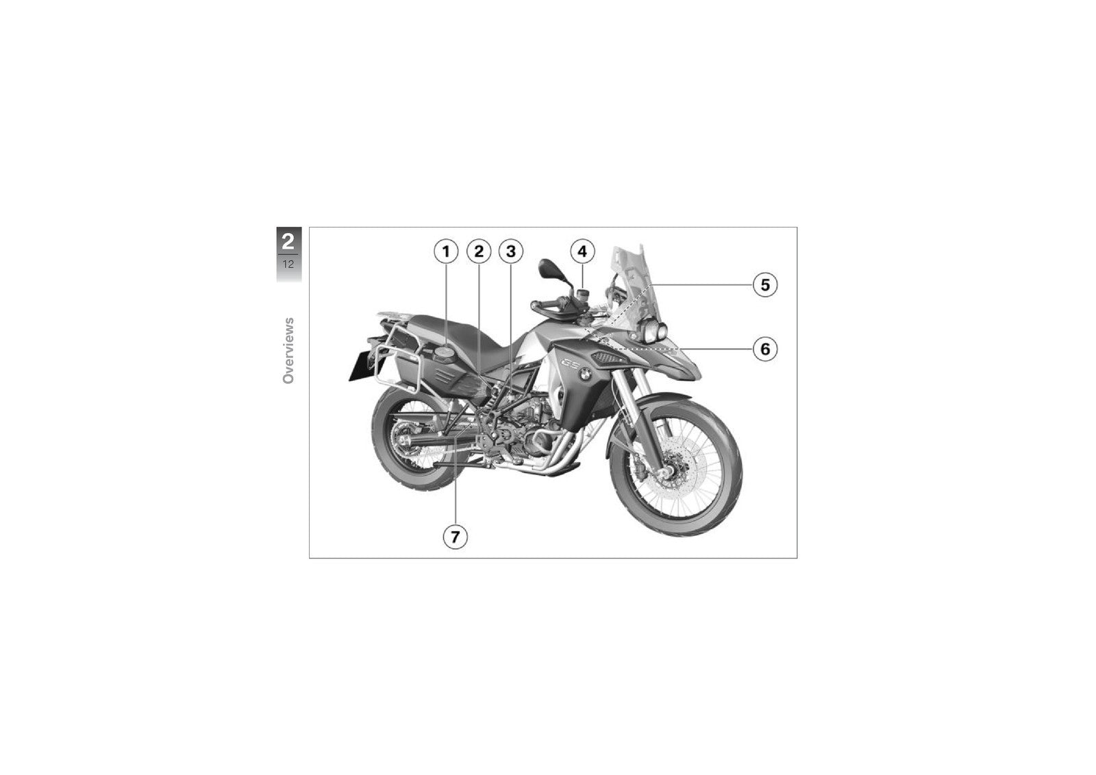 BMW F 800 GS Adventure Motorcycle Riders Manual US Model - WIRE BOUND - COVERS