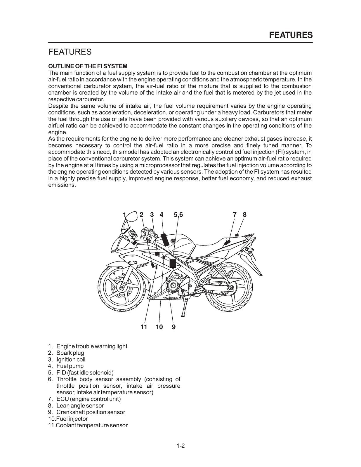 YAMAHA YZF-R15 Motorcycle Service Manual 2008 - STEEL WIRE BOUND - TOUGH COVERS