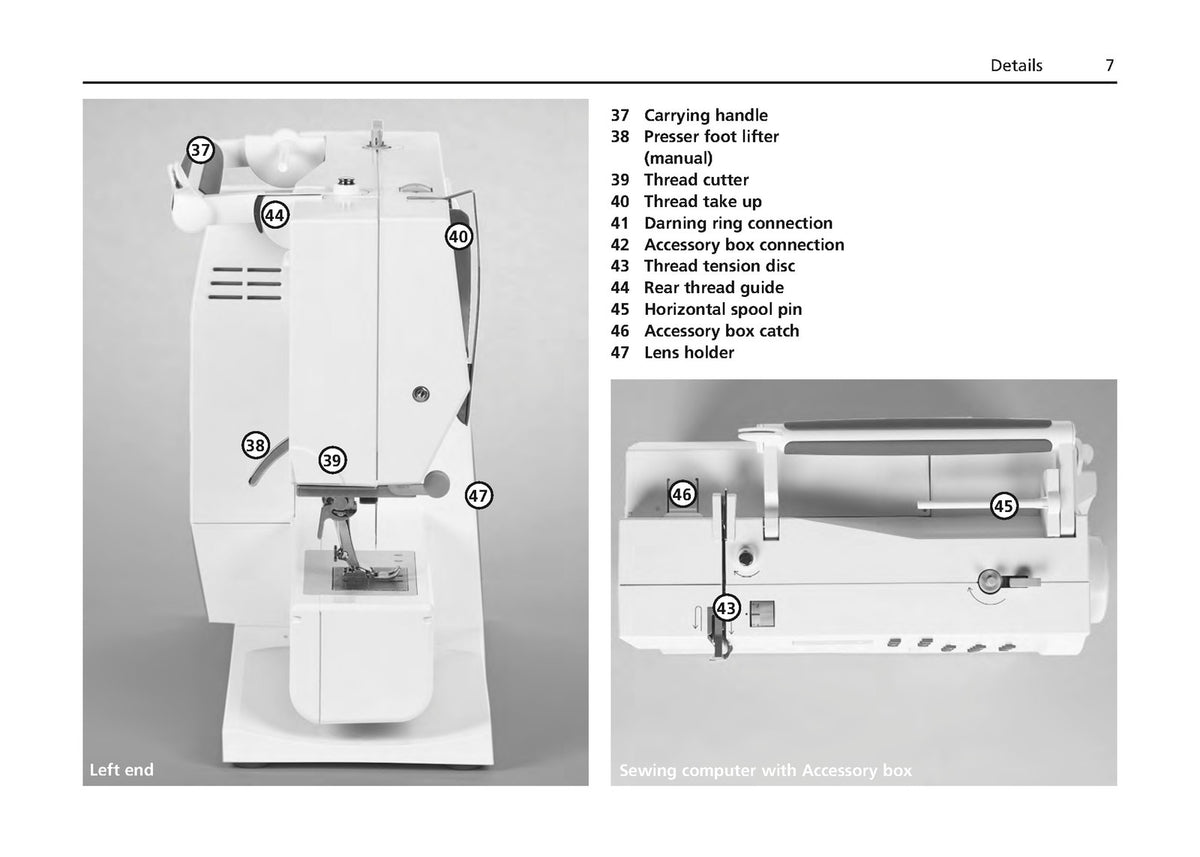 BERNINA Activa 220 230 240 Sewing Machine Instruction Manual - WIRE BOUND