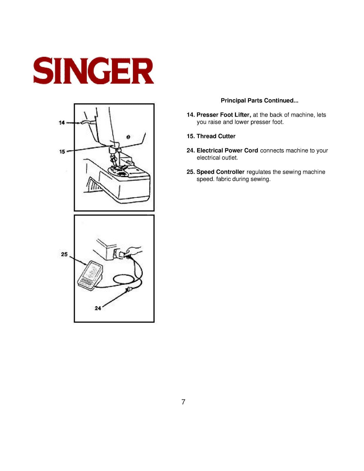 SINGER 9005 9008 9010 9015 9018 9020 9022 9026 9027 User Manual - WIRE BOUND
