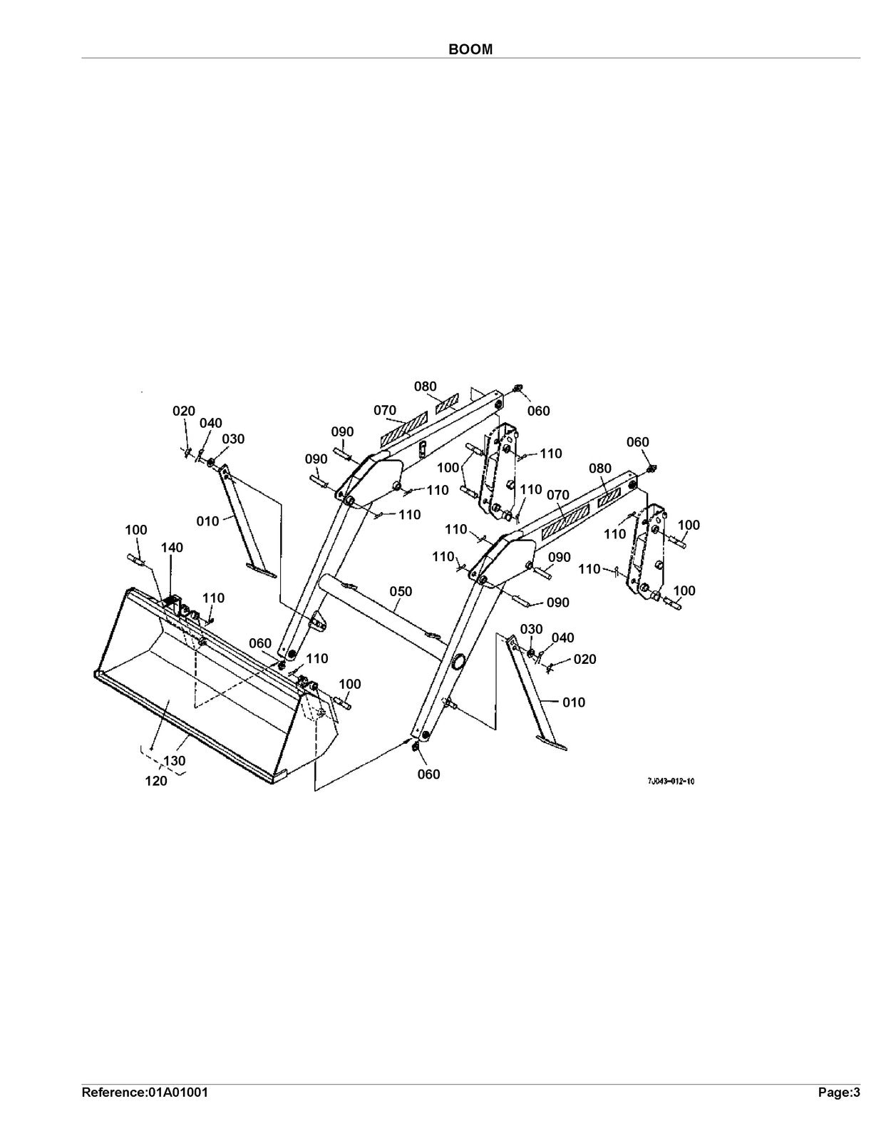 KUBOTA LA302 Loader Illustrated Parts List Manual - WIRE BOUND - TOUGH COVERS
