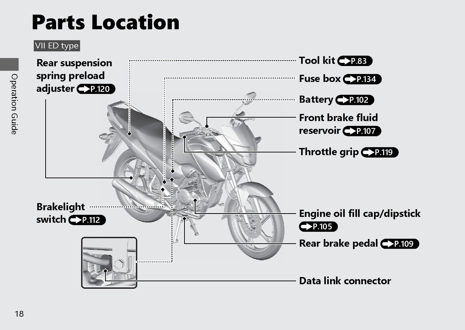 HONDA CBF125 Motorcycle Owners Manual 2025 - STEEL WIRE BOUND - TOUGH COVERS