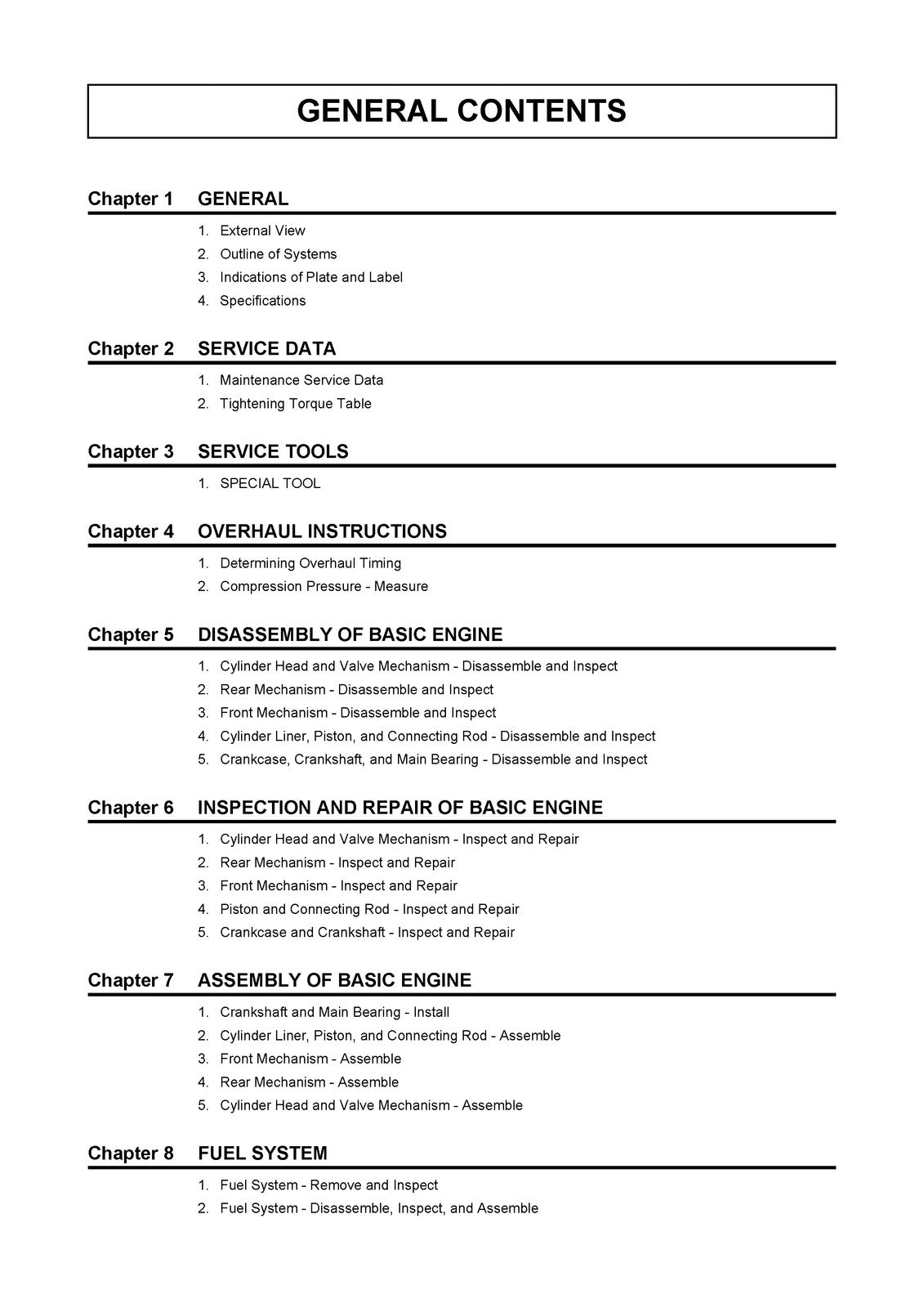 MITSUBISHI S6R2-MPTK Diesel Engine Service Manual 2022 - WIRE BOUND - COVERS