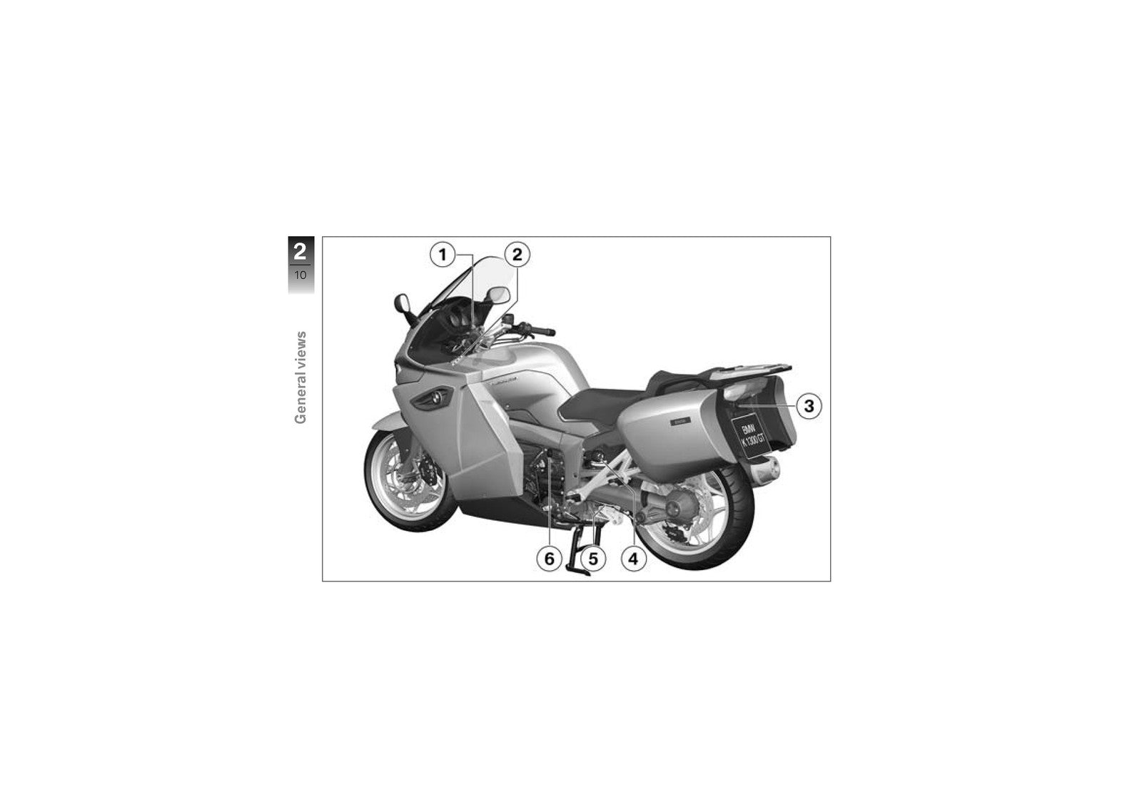 BMW K1300GT Motorcycle Riders Manual 2008 - STEEL WIRE BOUND - PROTECTIVE COVERS
