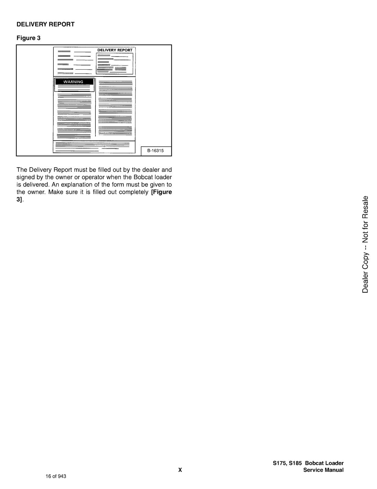 BOBCAT S175 S185 Turbo Service Manual 2009 SN 525011001 Up, FOLDOUTS