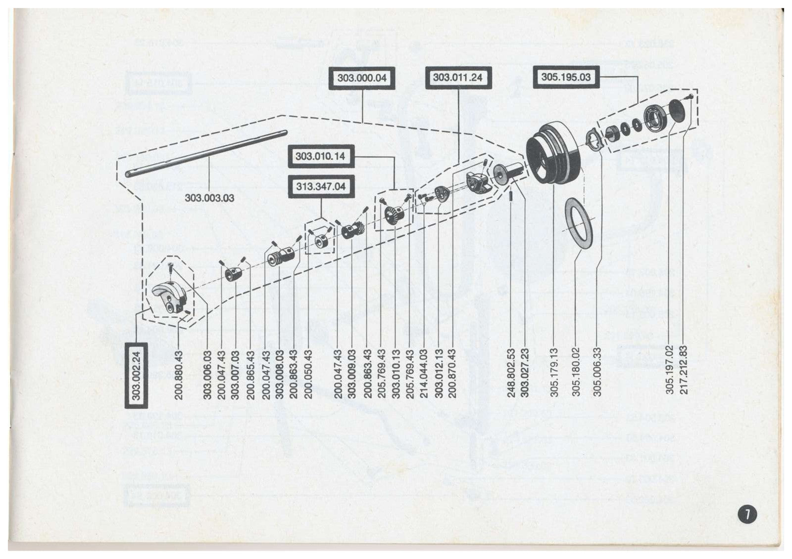 BERNINA 830 831 832 Record Sewing Machine Illustrated Parts Manual - WIRE BOUND