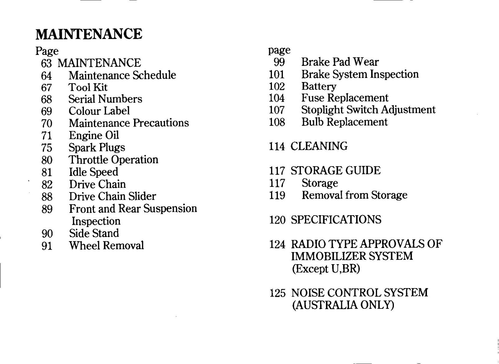 HONDA CBR1100XX Motorcycle Owners Manual 1998 - BOUND - COVERS - XL FOLDOUTS