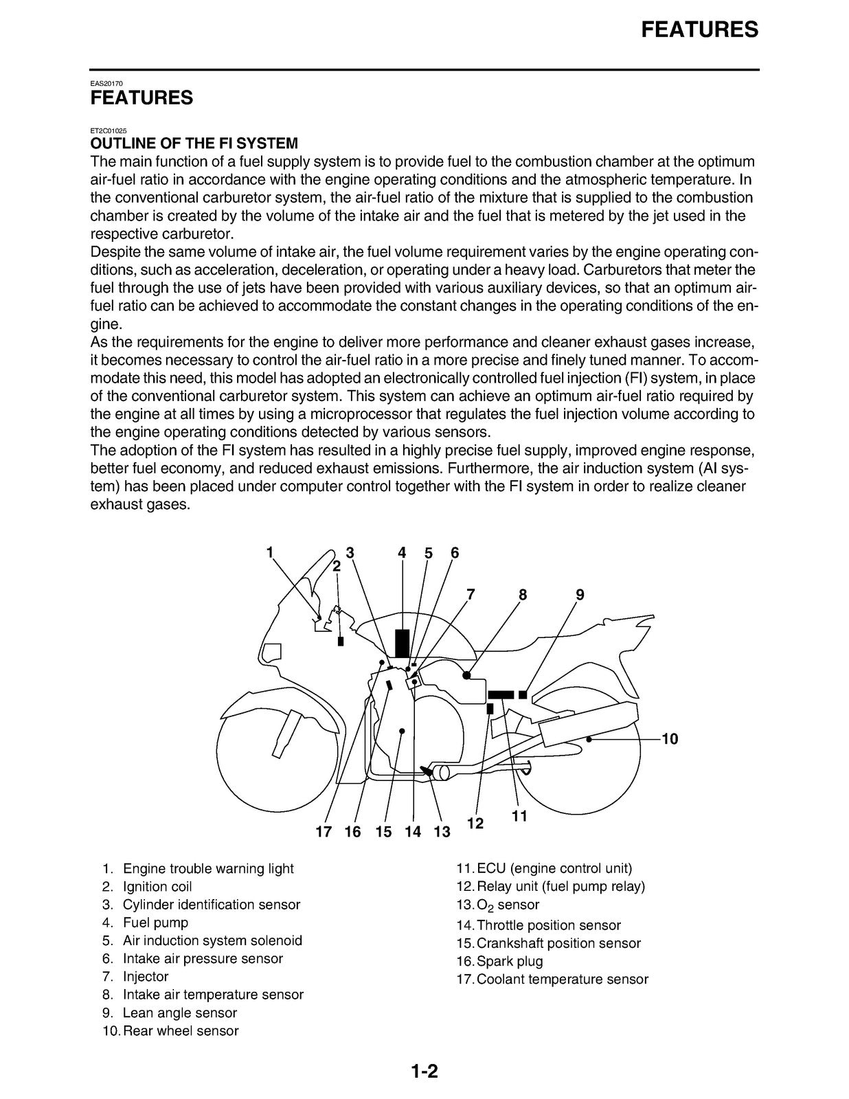 YAMAHA FJR1300 Motorcycle Service Manual 2008 - BOUND - COVERS - XL FOLDOUTS