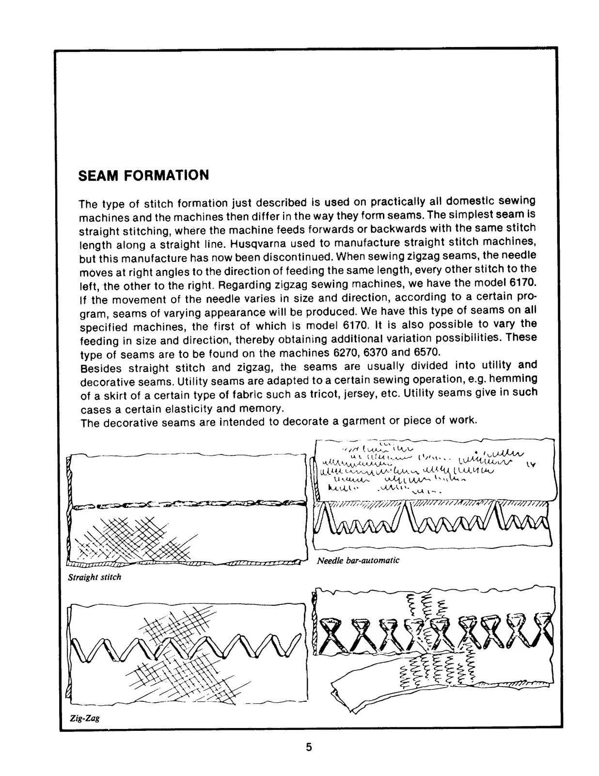 HUSQVARNA Viking 6000 Series Technical Service Manual - WIRE BOUND - COVERS