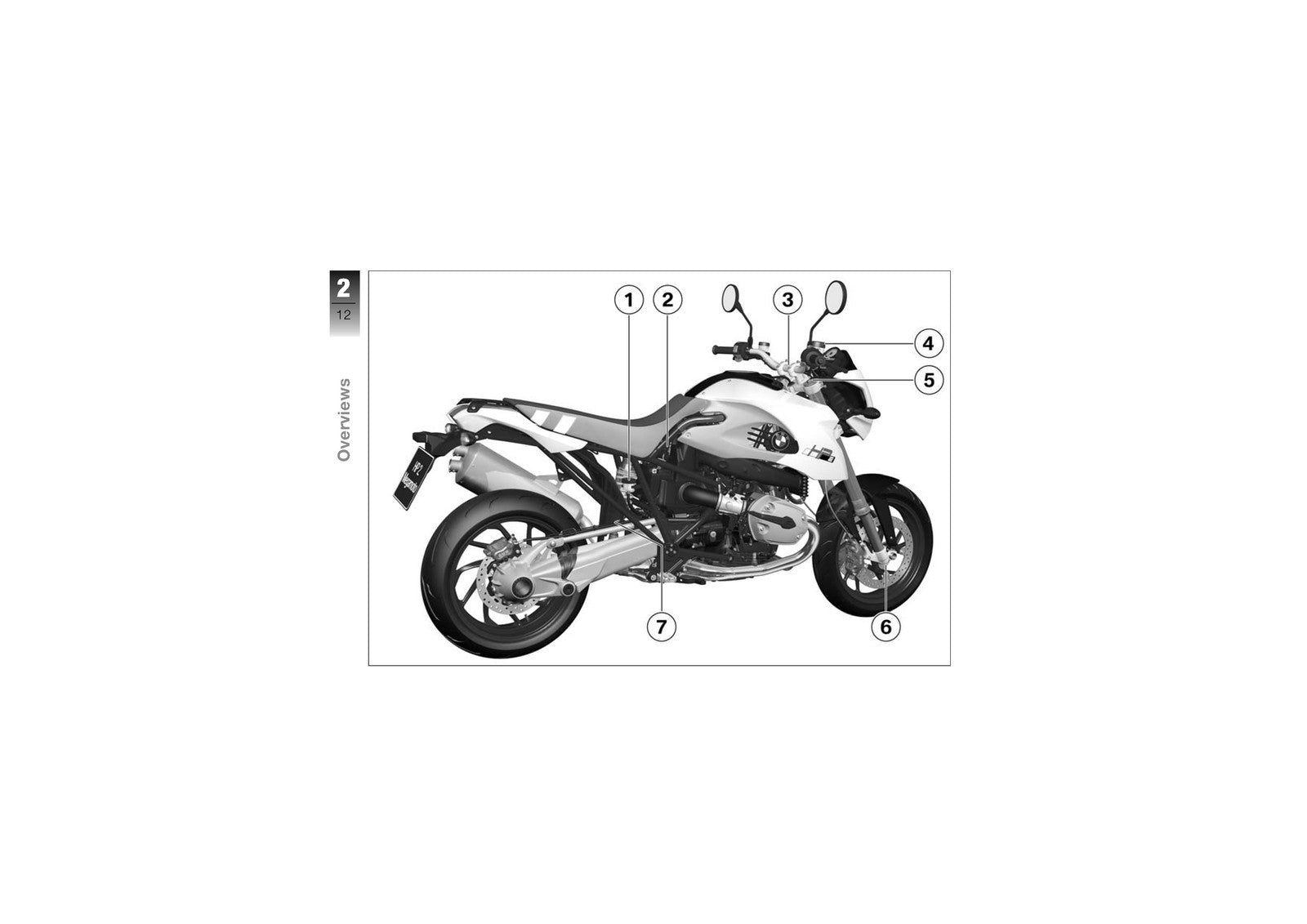 BMW HP2 Megamoto Riders Manual US Model 2007 - STEEL WIRE BOUND - TOUGH COVERS