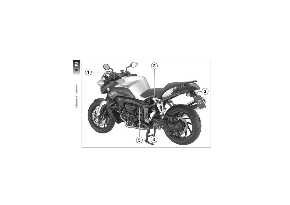 BMW K 1200 R Riders Manual 2006 - STEEL WIRE BOUND - PROTECTIVE COVERS