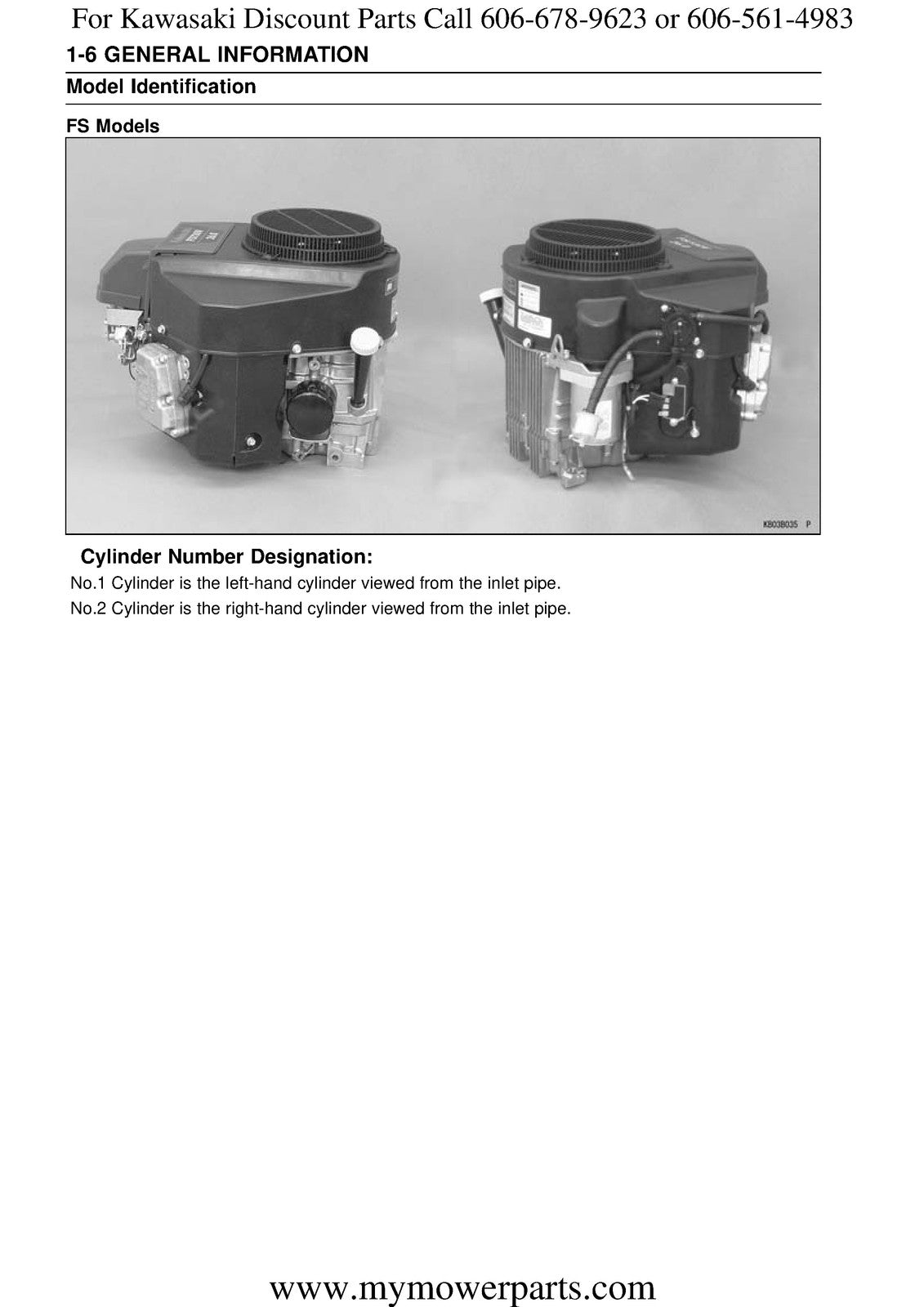 KAWASAKI FX730V FR730V FS730V  More V-Twin Engine Service Manual - WIRE BOUND