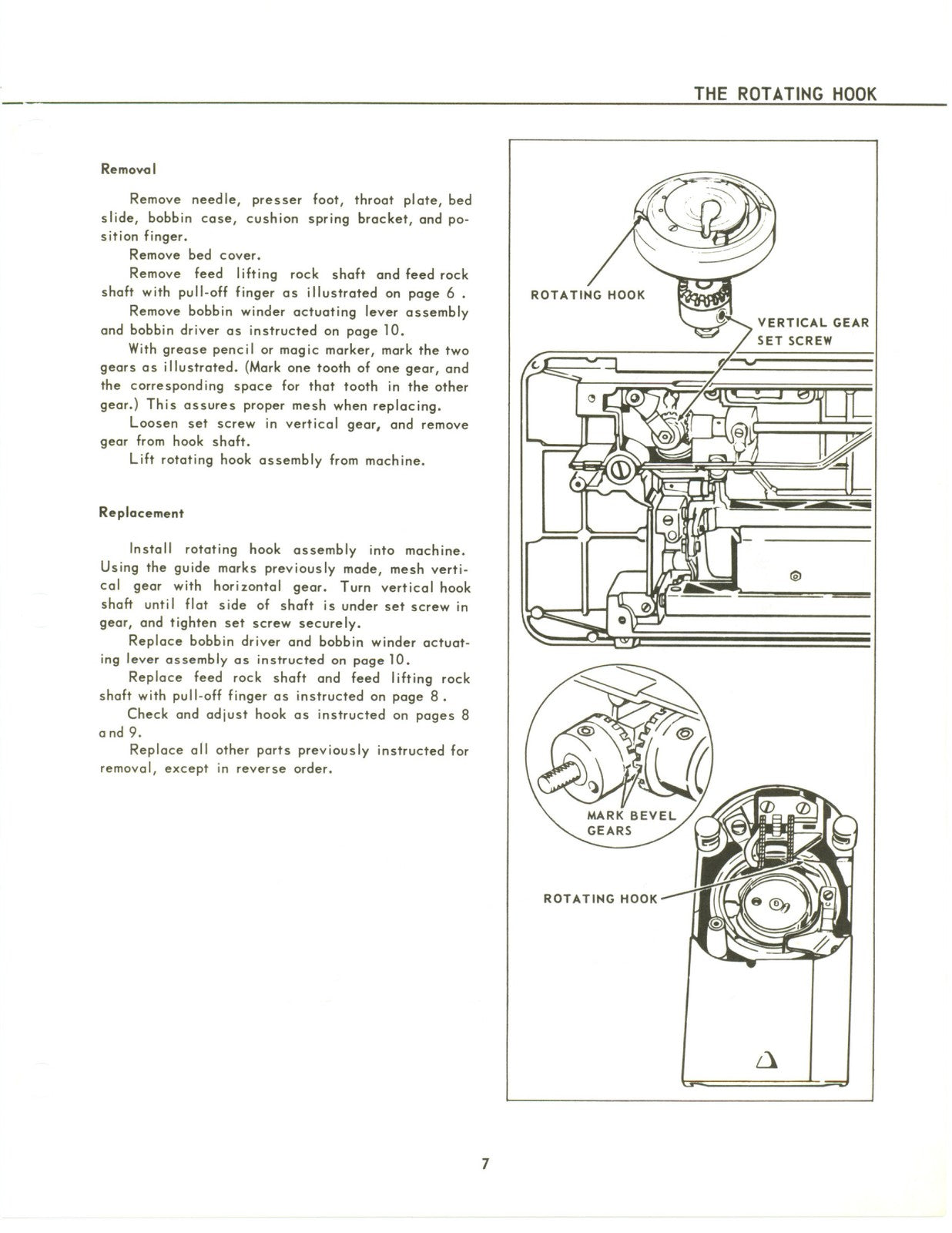 SINGER 600 603 Sewing Machine Service Manual - STEEL WIRE BOUND - TOUGH COVERS